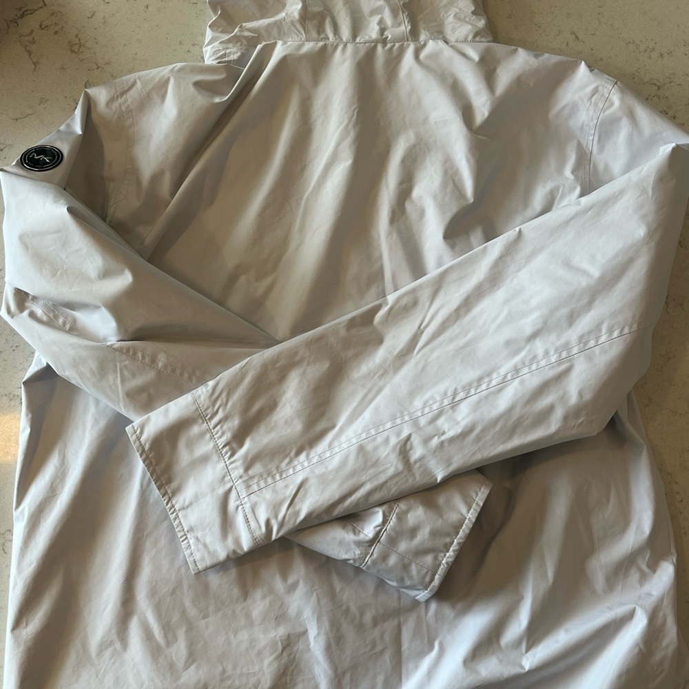 Michael Kors Lightweight Hooded Jacket Large White - Picture 7 of 9